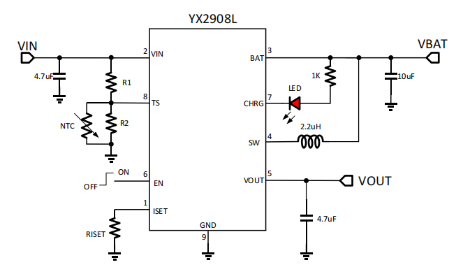 YX2908L应用电路图