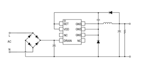 LED照明驱动芯片SM6035电路图