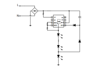 高可靠性线性全电压芯片SM2098EH型号应用电路图